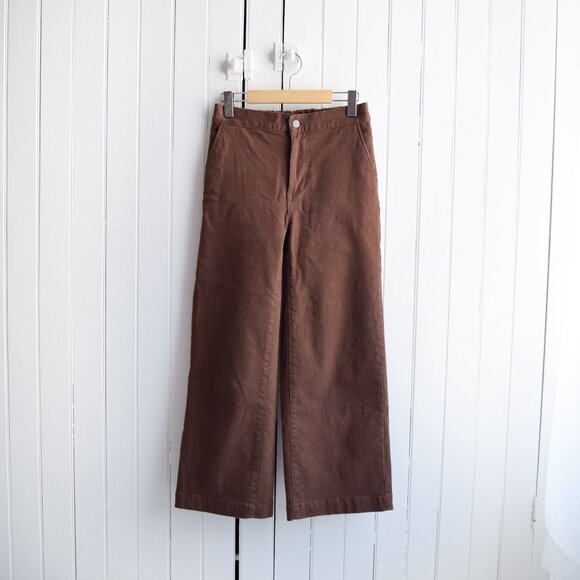OAK + FORT Pants - Oak + Fort wide leg pants